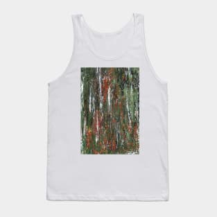 Moss and lichen on fencepost III/III Tank Top